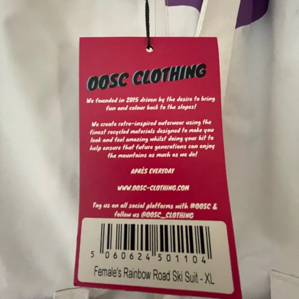 OOSC RAINBOW ROAD SKI SUIT - WOMEN'S - XL - Picture 9 of 11